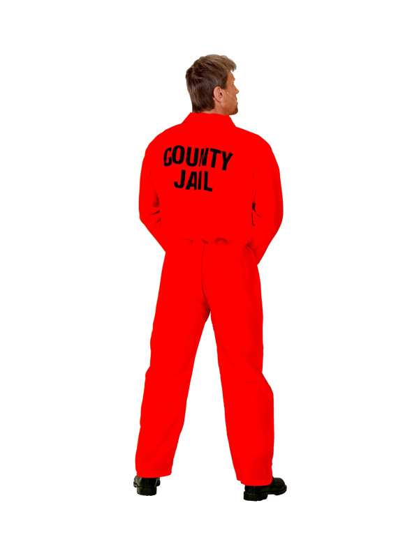 Déguisement de Prisonnier Usa Orange avec menottes du S au XXL