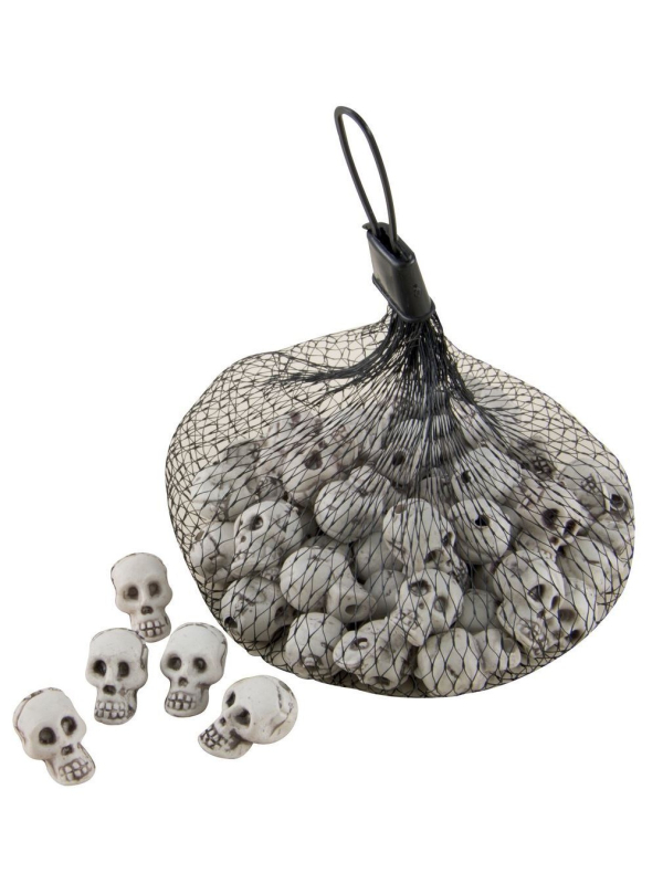 Mini Crânes - Lot de 50 - Décoration de Table d'Halloween