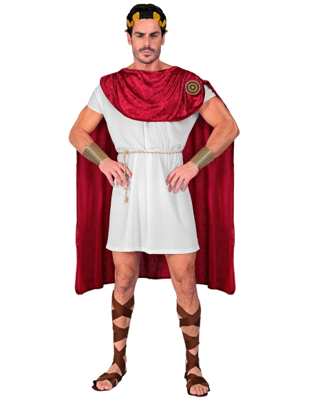 Déguisement Spartacus Homme (tunique, ceinture, cape, sandales, couronne de laurier)