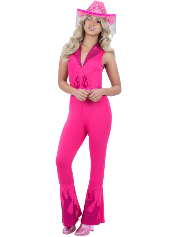 Déguisement de Cowgirl Barbie Femme Rose - Licence