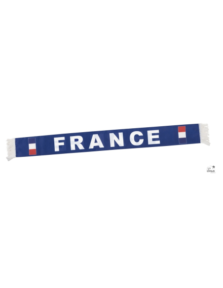 Écharpe France - Bleu, Blanc, Rouge pour Supporters en Tissu - 130 cm