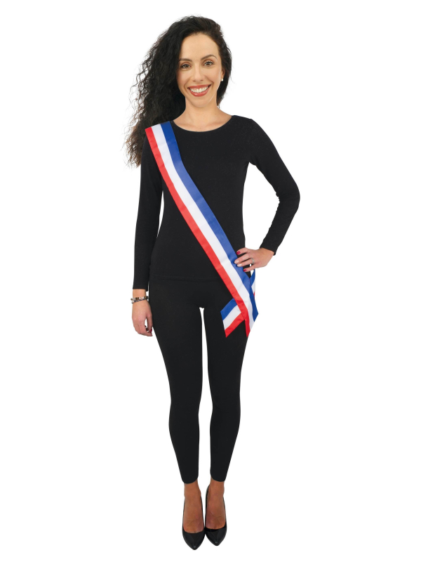 Écharpe de Maire - Bleu, Blanc, Rouge - France