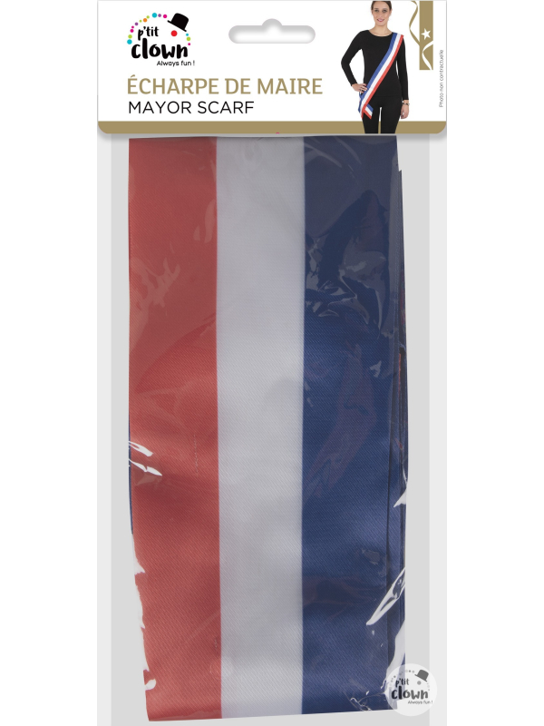 Écharpe de Maire - Bleu, Blanc, Rouge - France