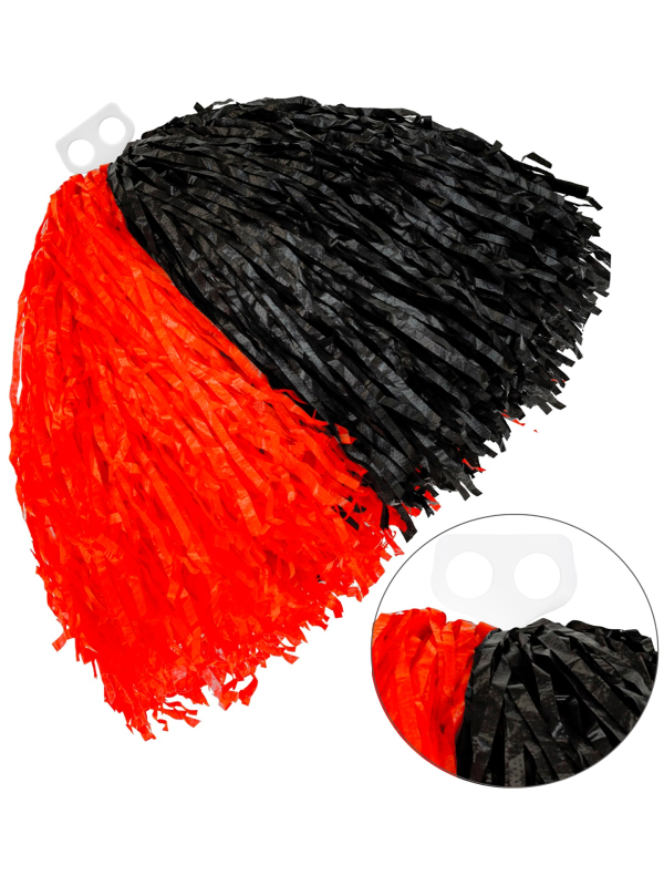 Pom pom de Majorette rouge et noir