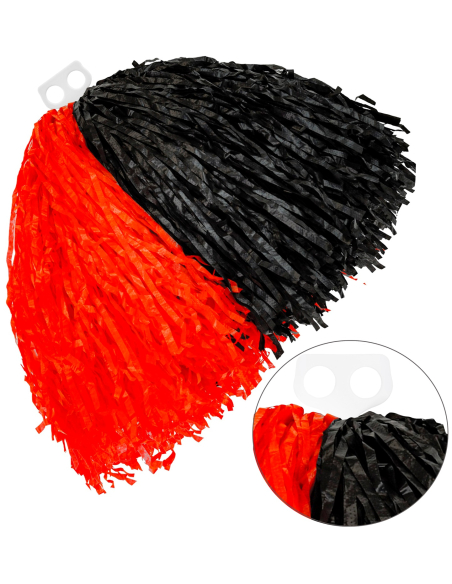 Pom pom de Majorette rouge et noir