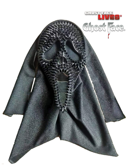 Masque à Pointes Ghostface® Gris - Nouveauté 2025 pour Fans et Collectionneurs