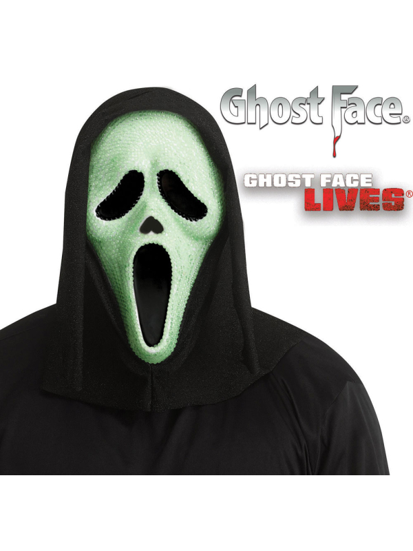 Masque Bling GID Ghost Face® : Brillez dans le Noir