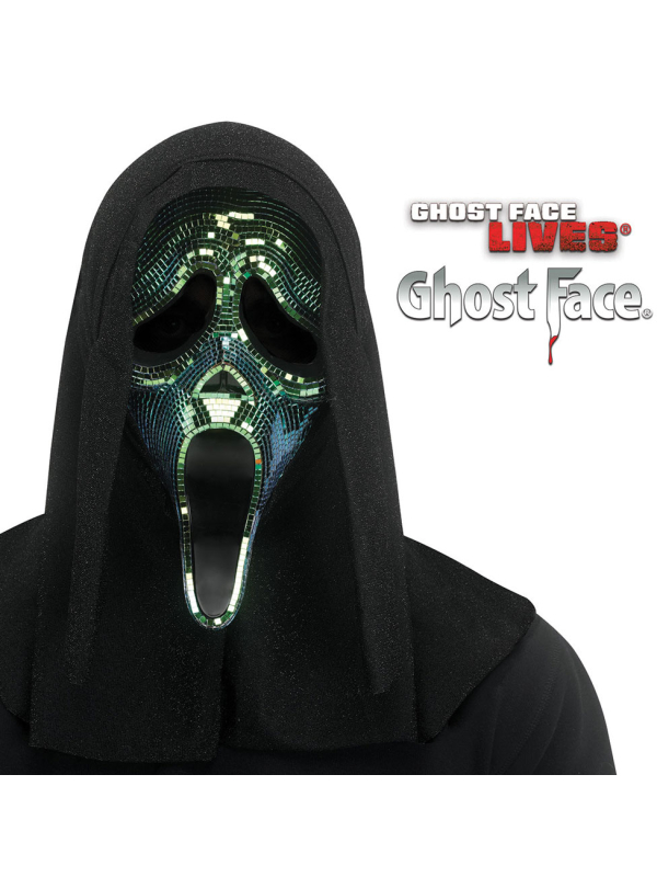 Masque Disco Ghost Face® 2025 : Brillez avec l'Icône de Scream !