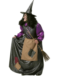Costume de Sorcière Haut de Gamme Halloween et Animateur - Confection Europe