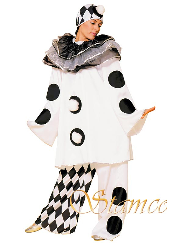 Costume Pierrot/Colombine - Comédie dell'Art - Confection Européenne