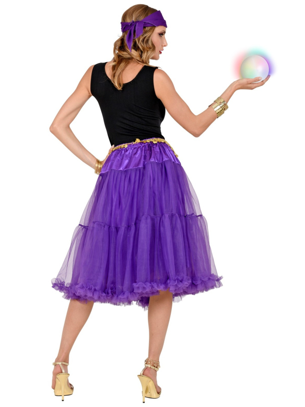 Jupe/Jupon en Tulle Violet - Éclat et Mystère pour Vos Soirées
