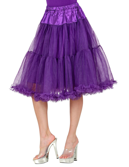 Jupe/Jupon en Tulle Violet - Éclat et Mystère pour Vos Soirées