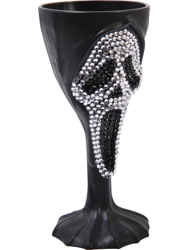 Gobelet Ghost Face Strass : Frissonnez avec Style à Chaque Gorgée !