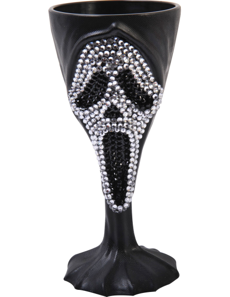 Gobelet Ghost Face Strass : Frissonnez avec Style à Chaque Gorgée !