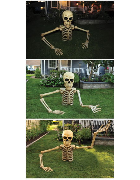 Squelette Halloween Sortant de Terre : 1,2m de Frissons Garantis