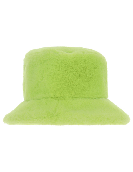 Chapeau Bob vert fluo en fourrure ! Soirées décalées, Carnavals et Festivals