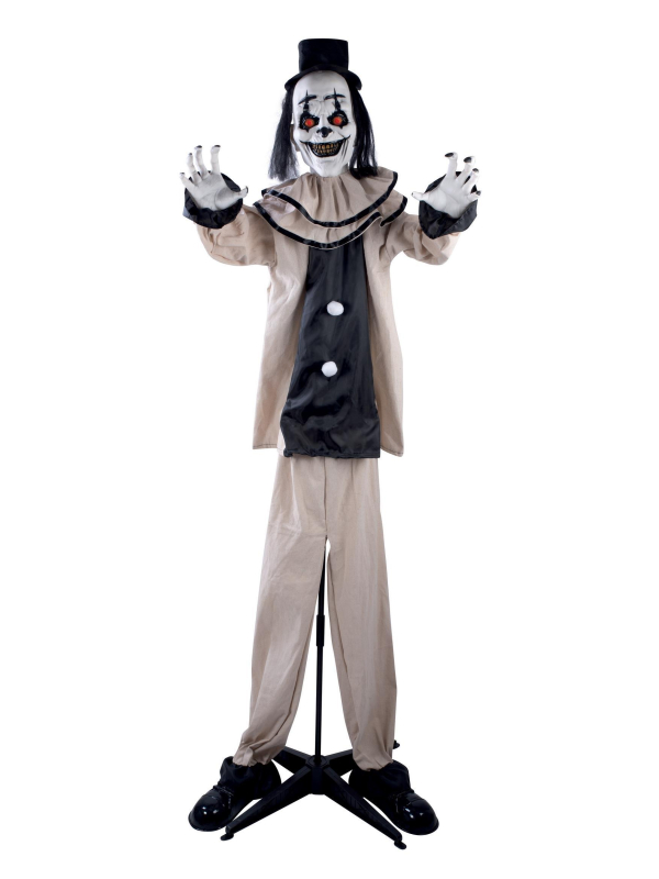 Automate Halloween de Clown sinistre et agité de 160 cm