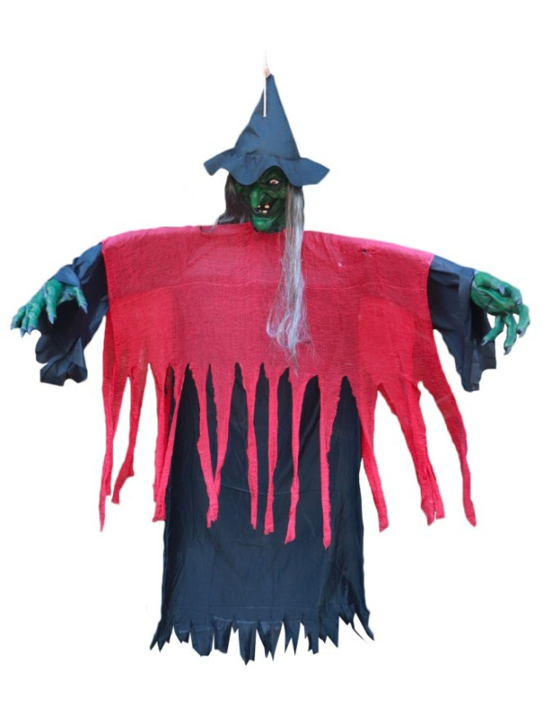 Sorcière Géante à Suspendre 3M : Décoration Halloween Extérieur