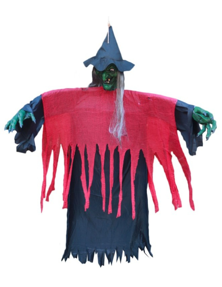 Sorcière Géante à Suspendre 3M : Décoration Halloween Extérieur