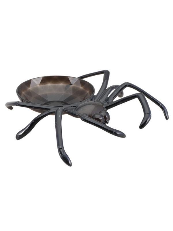 Coupelle Araignée Noire en PVC : Présentez vos Bonbons d'Halloween avec Style