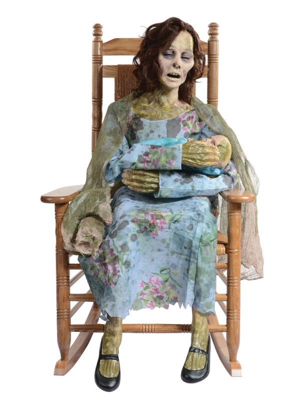 Rocking Moldy Mommy : L'Automate d'Halloween Animée Qui Va Glacer Votre Sang