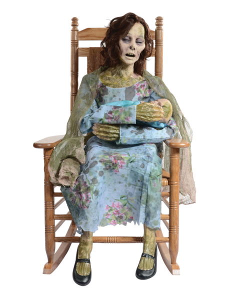 Rocking Moldy Mommy : L'Automate d'Halloween Animée Qui Va Glacer Votre Sang