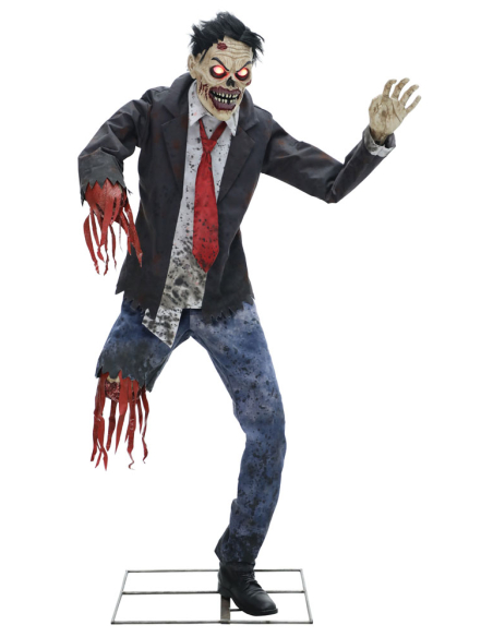Animatronic Zombie Amputé (1.80): Horreur et Décadence pour Halloween