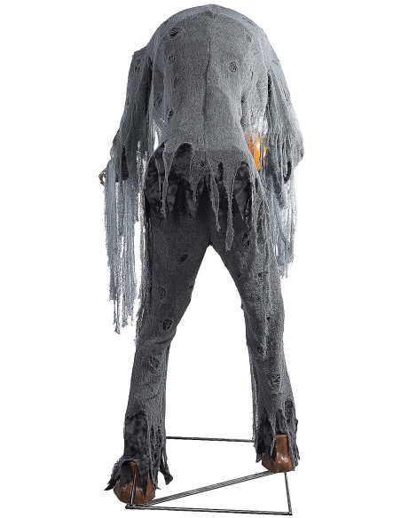 Prowling Jack – Automate Halloween Géant 2,15 m Squelette & Citrouille Animée