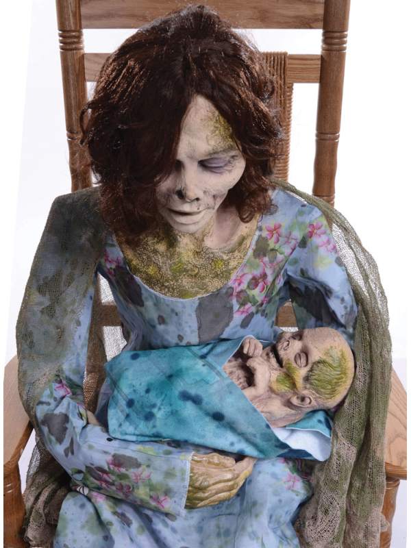 Rocking Moldy Mommy : L'Automate d'Halloween Animée Qui Va Glacer Votre Sang
