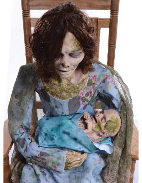 Rocking Moldy Mommy : L'Automate d'Halloween Animée Qui Va Glacer Votre Sang