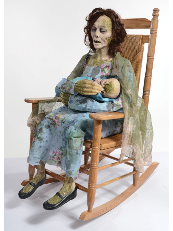 Rocking Moldy Mommy : L'Automate d'Halloween Animée Qui Va Glacer Votre Sang