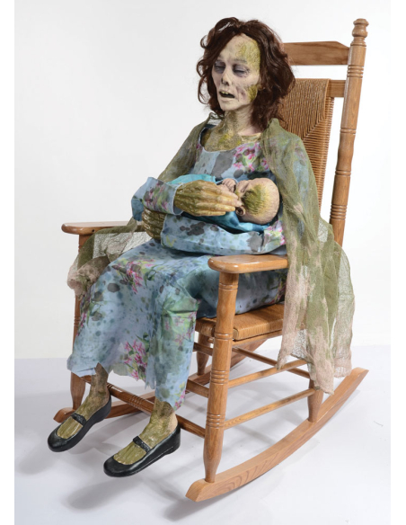 Rocking Moldy Mommy : L'Automate d'Halloween Animée Qui Va Glacer Votre Sang