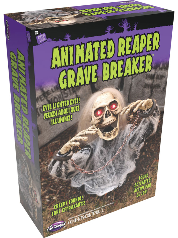 Automate Zombie (30 cm) Sortant de Tombe pour...