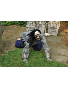 Crawling Dead : Squelette Rampant de 152cm pour une Halloween Apocalyptique