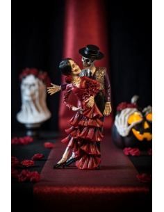 Statue de Couple El Día de los Muertos Haute qualité de 40 cm 2