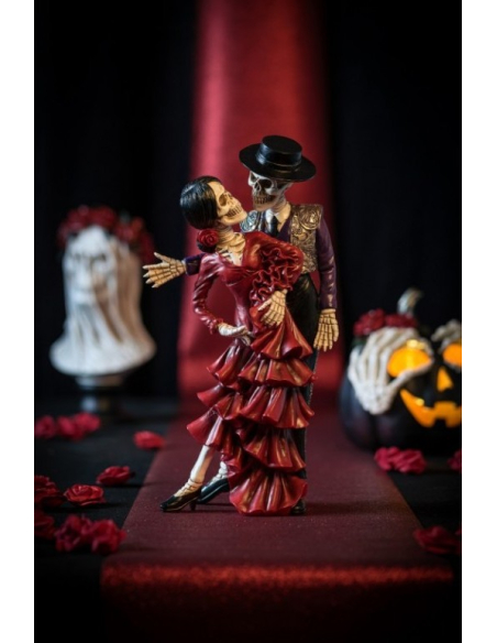 Statue de Couple El Día de los Muertos Haute qualité de 40 cm