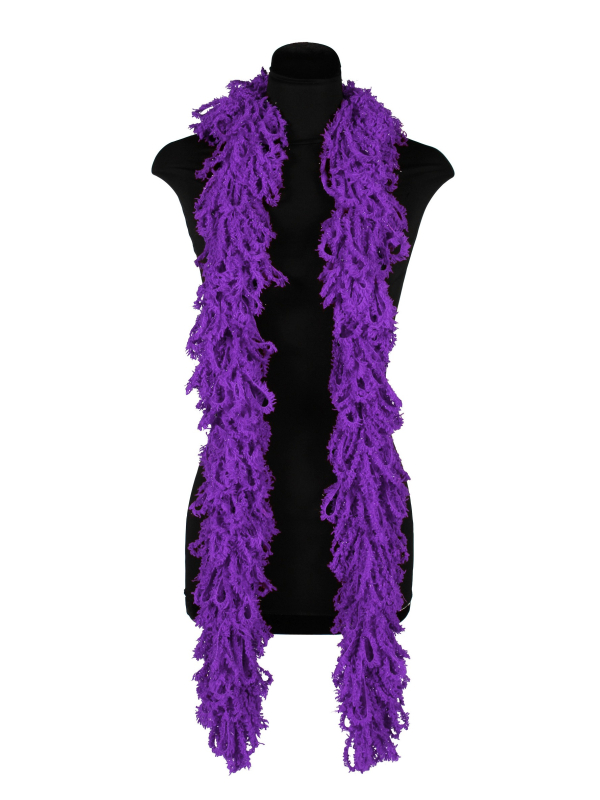 Boas en Acrylique Façon Tricot : L'Accessoire lavable  violet