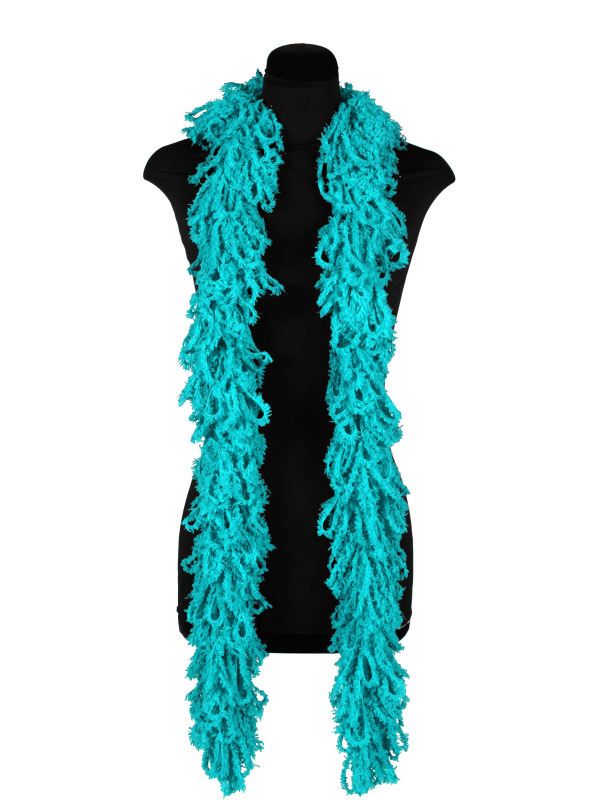 Boas en Acrylique Façon Tricot : L'Accessoire lavable  turquoise