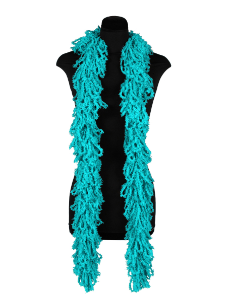 Boas en Acrylique Façon Tricot : L'Accessoire lavable  turquoise