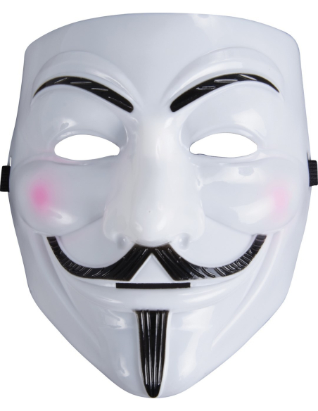 Masque Anonymous pour Adulte en plastique rigide