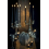 Set de 2 Bougies Flambeau noir 30 cm - Sublimez votre table de Halloween