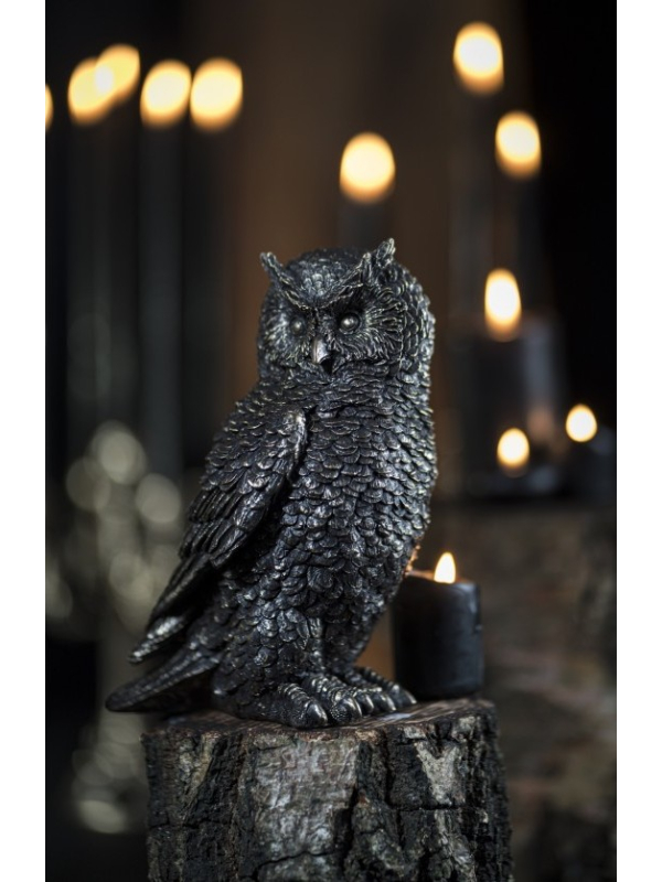 Statue Chouette Bronze : Mystère et d'Élégance pour Votre Déco Halloween