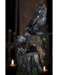 Statue Corbeau Bronze : Une Touche de Mystère et d'Élégance pour Halloween 2