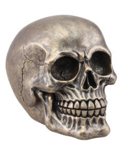 Crâne Bronze en Résine : Une Pièce Maîtresse pour votre Décoration de Halloween