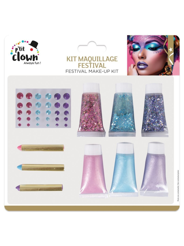 Kit Maquillage à Paillettes pour Festival