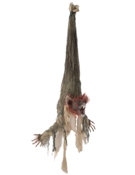 Chauve-souris effrayante, animée à suspendre - 90 cm