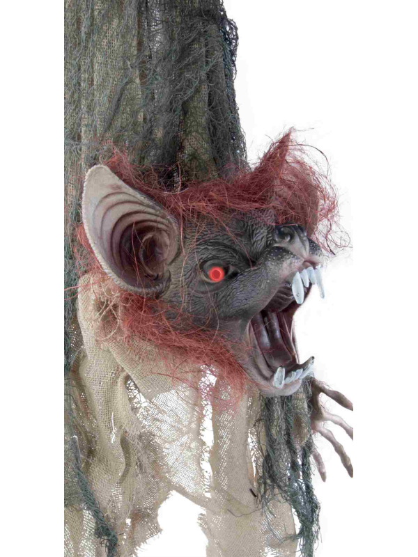 Chauve-souris effrayante, animée à suspendre - 90 cm