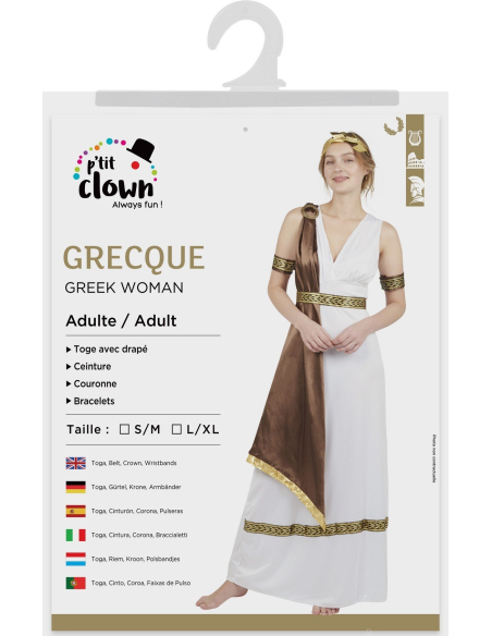 Déguisement de Grecque Femme - Déesse Antique Élégante