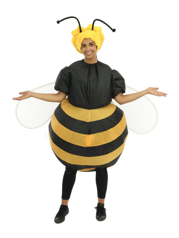 Costume Gonflable d'Abeille avec Ventilateur pour Adulte