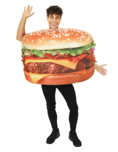 Déguisement de Burger pour Adulte : Le roi du Fast-Food